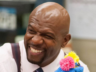 Terry Crews Flexes Pecs for 'Brooklyn Nine-Nine'