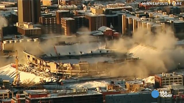 Watch dynamite blow up Minnesota's Metrodome