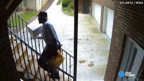 Mailman busted after video shows he threw package