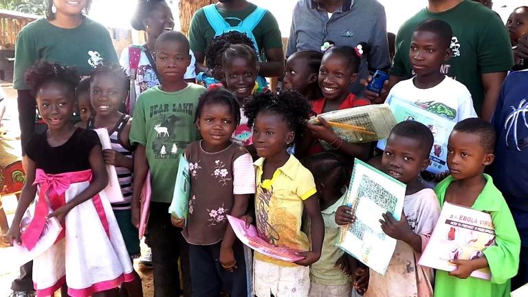 Children receive home education following Liberia ebola outbreak