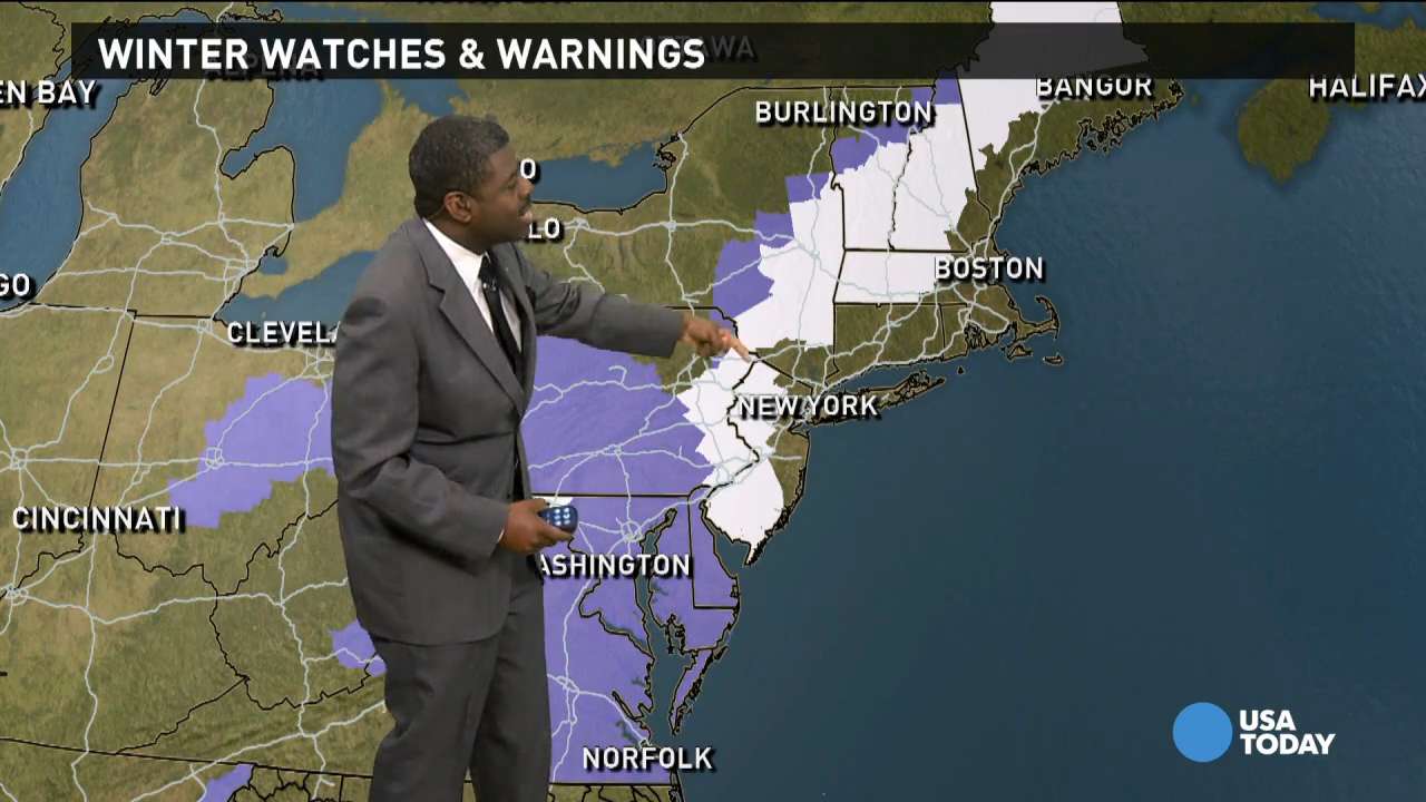 Winter storm will intensify as it moves up East Coast