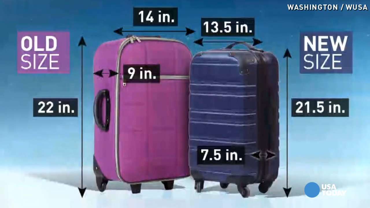 Airlines want to shrink size of carry-on bags