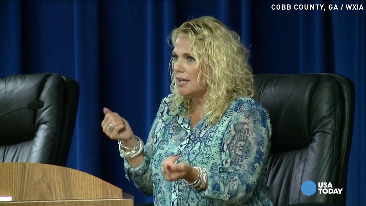 Teacher accused of putting kid in trash says she was 'joking'