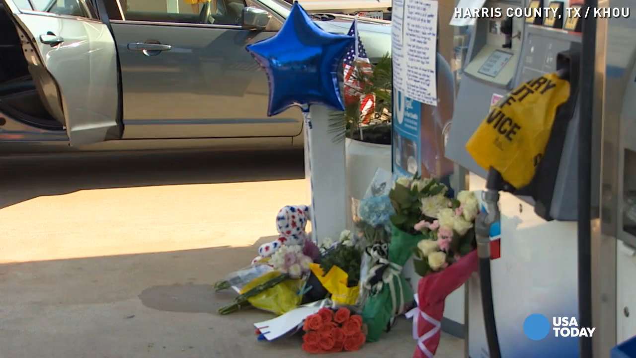 Makeshift memorial marks spot of Texas deputy's death