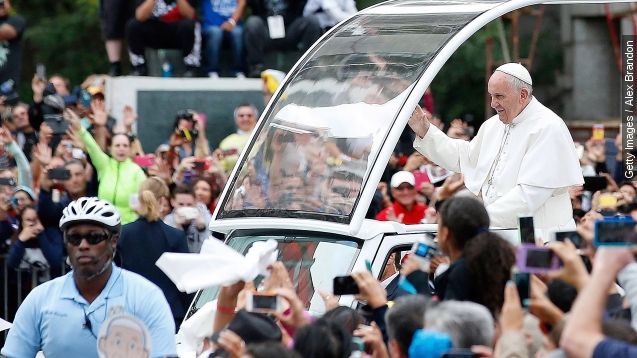 Baby's tumor shrinks after pope's kiss