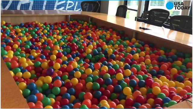 Video games, a ball pit and cereal bars...the coolest place to work ever?