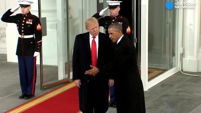 Obamas leave White House one last time