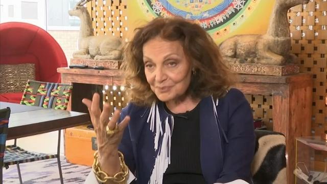 Diane Von Furstenberg makes the Statue of Liberty her new muse